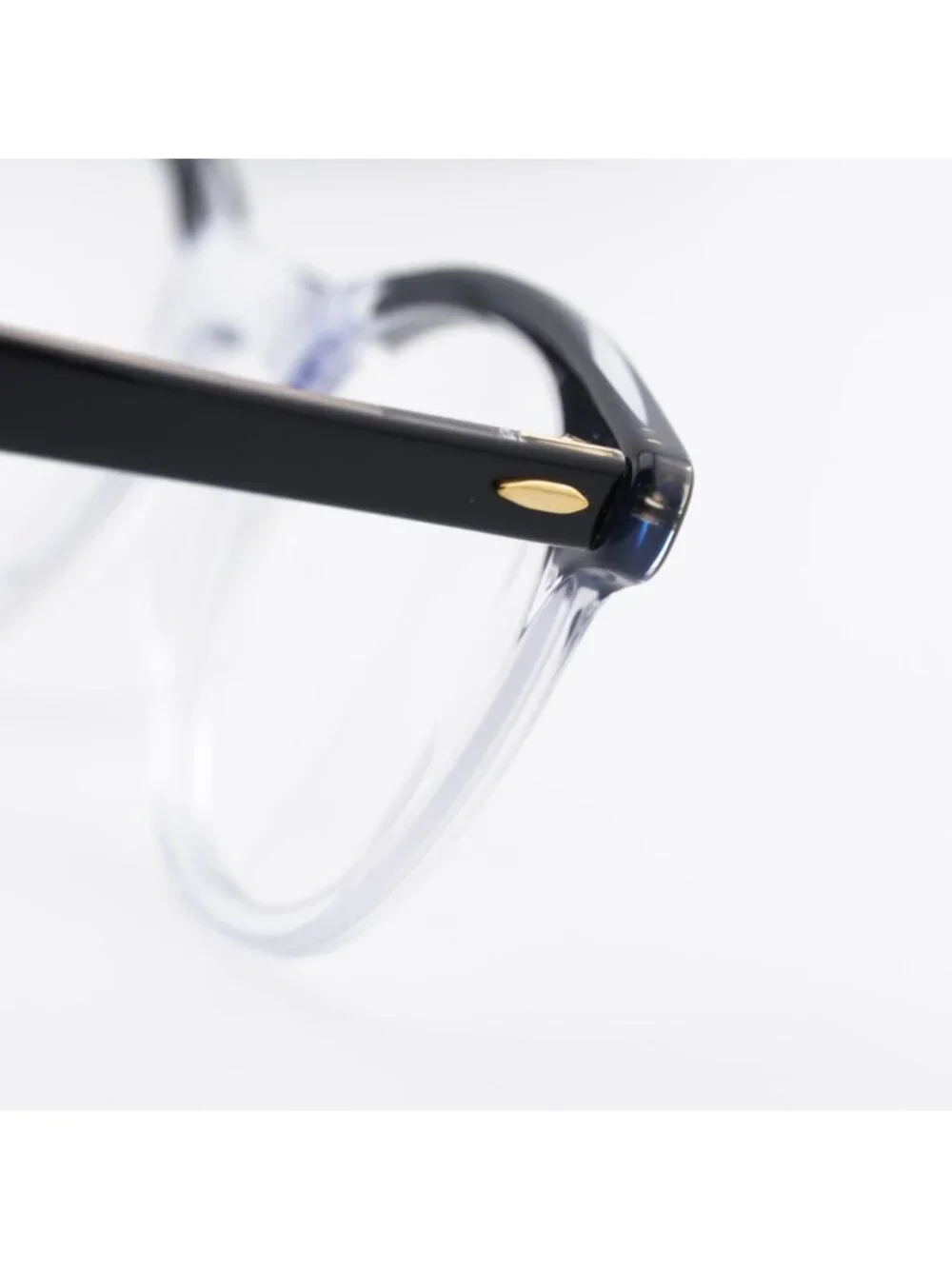 Ray Ban RX5598 2034 Square Eyeglasses 51mm – Black on Transparent